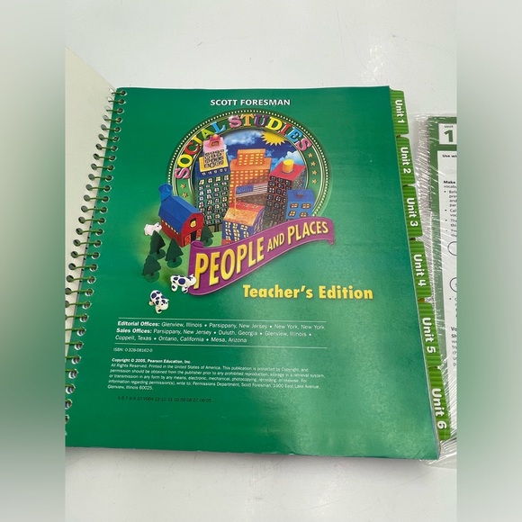 2nd Grade -PEOPLE AND PLACES - Social Studies (TEACHER EDITION) (2005, Foresman) - Picture 3 of 5